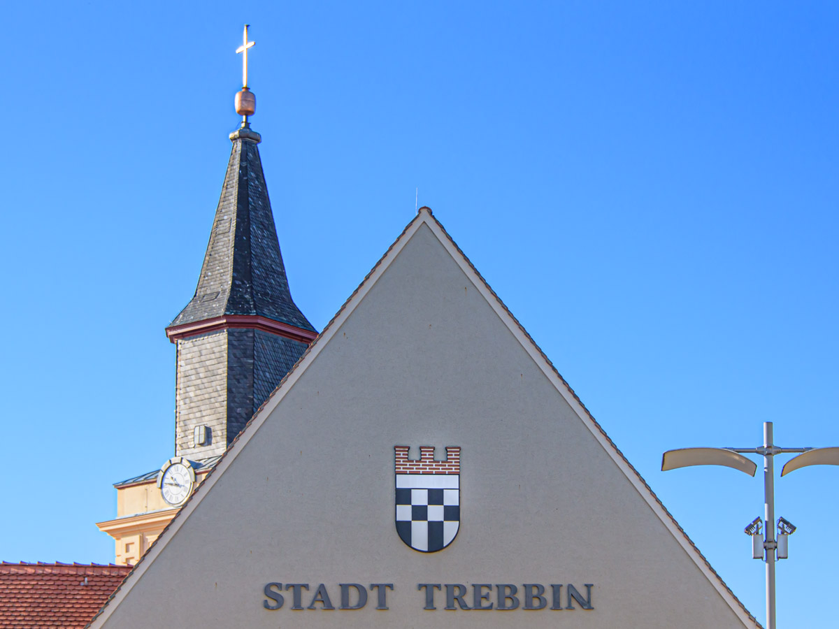 Wappen der Clauert-Stadt Trebbin