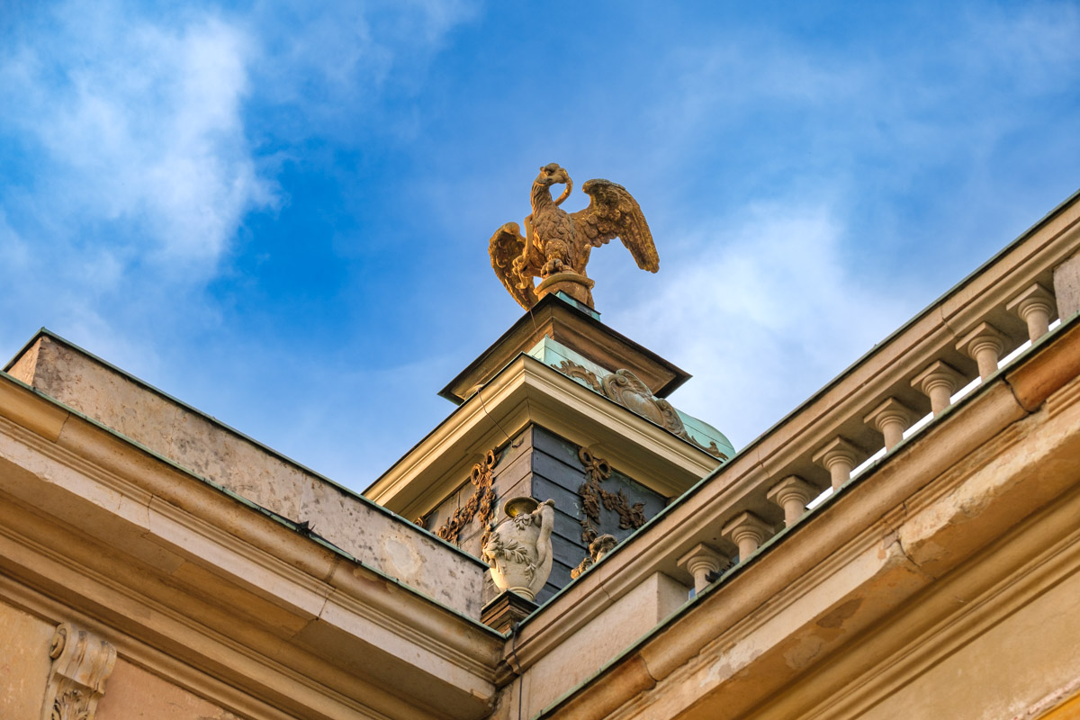 Adler mit Schlange, Schloss Sanssouci