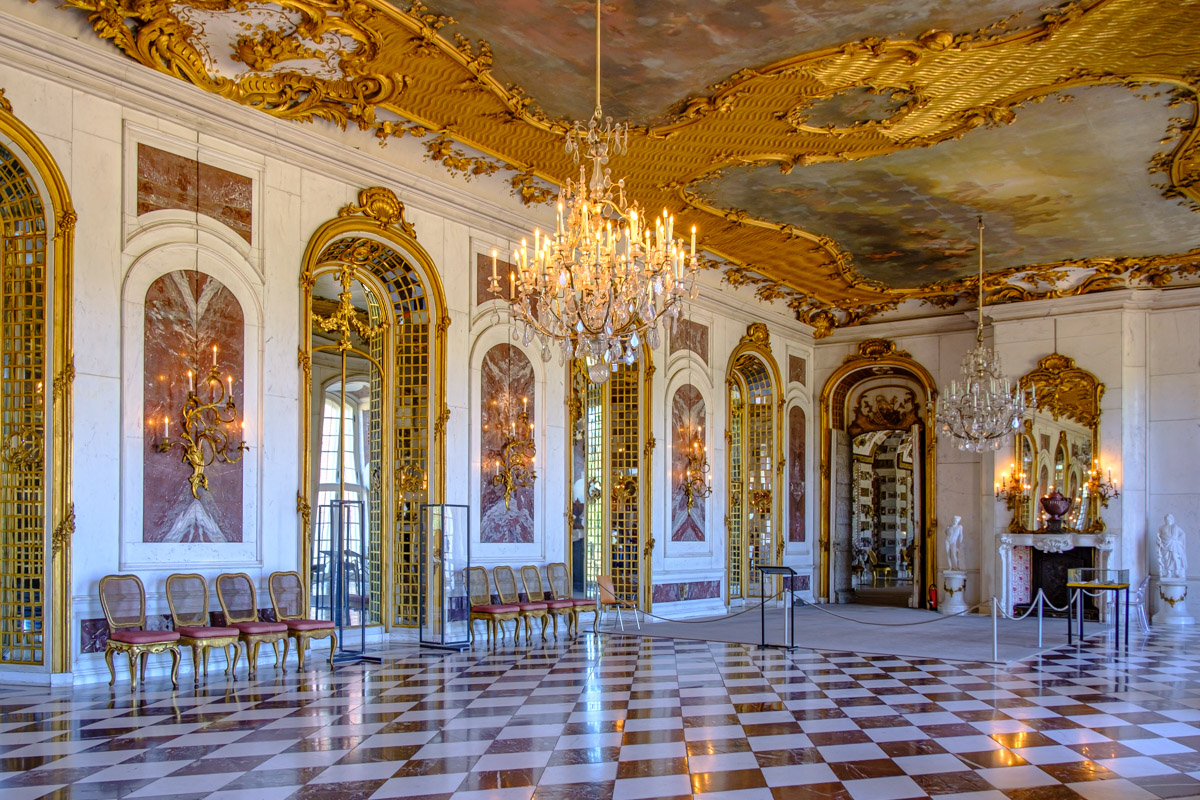 Spiegelsaal, Neues Palais im Park Sanssouci in Potsdam