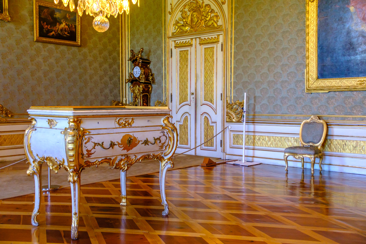 Schreibtisch von Kaiser Wilhelm II., Neues Palais, Potsdam