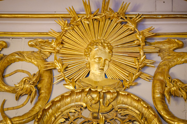 Sonnenemblem Friedrich II., Neues Palais, Potsdam