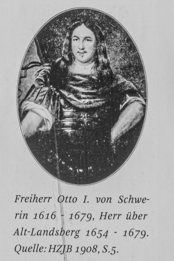 Freiherr Otto I. von Schwerin, Tafel Altlandsberg